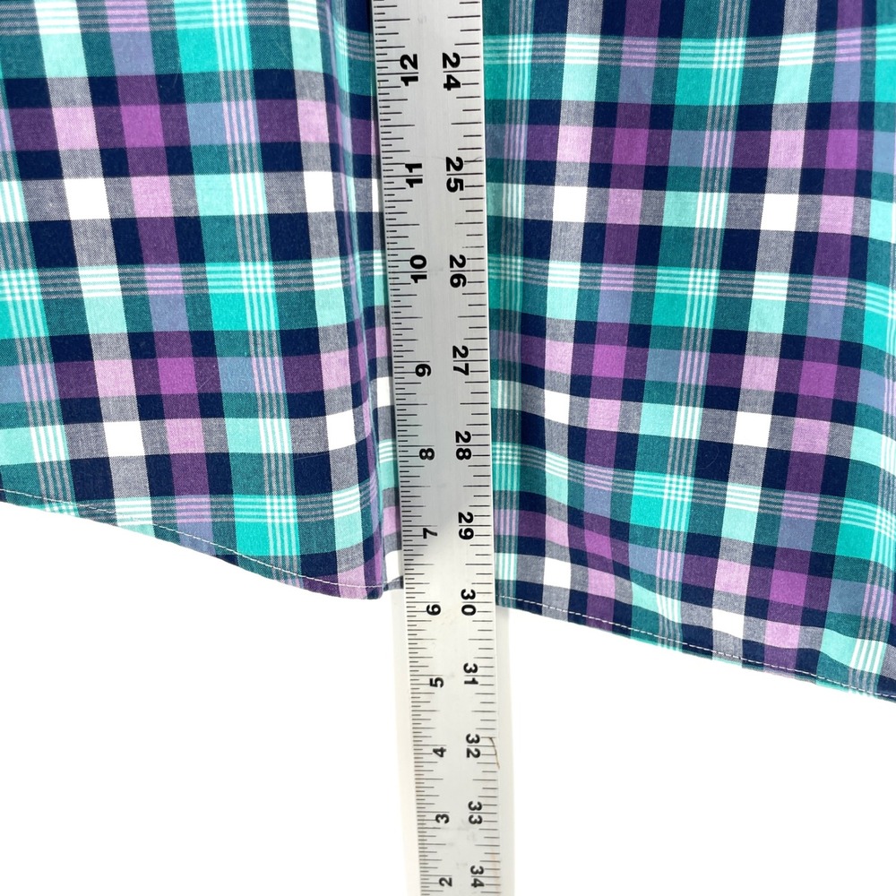 Jos A Bank Classic Collection Tailored Fit Plaid Button Down Shirt Mens Large - Picture 6 of 9